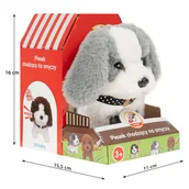 Zabawki interaktywne dla dzieci - Smily Play, Piesek Chodzący Na Smyczy 30/60 - miniaturka - grafika 1