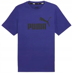 Koszulka męska Puma Essential Logo Tee fioletowa 586667 26 - L - Koszulki męskie - miniaturka - grafika 1