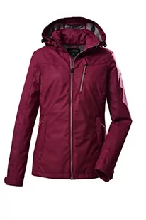 Killtec Damska kurtka softshell / kurtka outdoorowa z odpinanym kapturem KOS 91 WMN SFTSHLL JCKT; ciemnoróżowa, 42, 39141-000 - Kurtki damskie - miniaturka - grafika 1