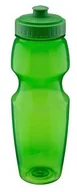 Shakery i bidony sportowe - Butelka sportowa bidon COLORS 750 ml zielona transparentna tworzywo wyprofilowana wygodne trzymanie - miniaturka - grafika 1