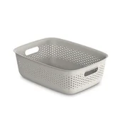 Pudła i pojemniki do przechowywania - POJEMNIK OPENSTORE 39X29X13CM 10L BEŻOWY (5510) - miniaturka - grafika 1