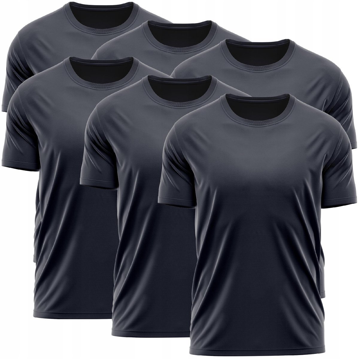 Koszulka Wojskowa Militarna Patriotyczna Zestaw 6 Pak 6Pak Gładka Basic