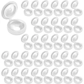 Śruby i nakrętki - 100 sztuk plastikowych zaślepek na śruby, osłon na nakrętki, zaślepek na śruby, poprawia wygląd i chroni śruby, białe - miniaturka - grafika 1