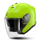 Kaski motocyklowe - Kask Otwarty Shark Skwal i3 Jet ZielonyS - miniaturka - grafika 1