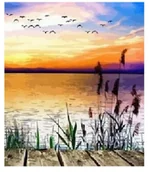 Malowanie po numerach - Malowanie po numerach. Jezioro 40 x 50 5600 - Norimpex - miniaturka - grafika 1