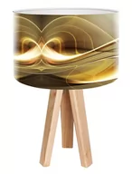 Lampy stojące - Macodesign Lampa biurkowa Magia złota mini-foto-042, 60 W - miniaturka - grafika 1