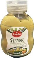 Dodatki do ciast w proszku - Polewa pistacjowa topping Squeezy con spalmabile al pistacchio 200g - Gusto Etna - miniaturka - grafika 1