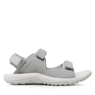 Sandały damskie - Sandały 4F 4FSS23FSANF016 Szary - miniaturka - grafika 1