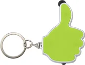 Breloki - Brelok do kluczy "kciuk", lampka LED, touch pen - miniaturka - grafika 1