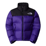 Kurtki i kamizelki sportowe damskie - Kurtka The North Face 1996 Retro Nuptse 0A3XEOS961 - fioletowo-czarna - miniaturka - grafika 1
