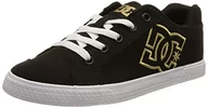 Trampki damskie - DC Shoes Damskie trampki Chelsea Tx, Czarne złoto, 37 EU - miniaturka - grafika 1