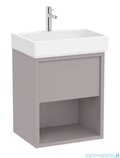 Roca Tura Unik zestaw szafka z umywalką 55x43x60 SZLACHETNY SZARY A852024559 - Szafki łazienkowe - miniaturka - grafika 1