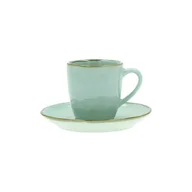 Filiżanki - Zestaw 6 filiżanek do espresso Concerto Verde Acqua - Miętowy, 90 ml - miniaturka - grafika 1