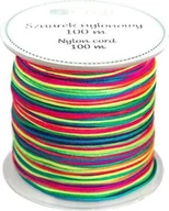 Kolorowanki, wyklejanki - Sznurek nylonowy 0,8mm 100m tęczowy - miniaturka - grafika 1