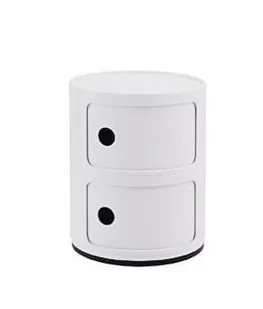 King Home Szafka COMBI 2 biała BB-02N.WHITE - Szafki do salonu - miniaturka - grafika 1