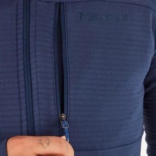 Męska bluza trekkingowa MARMOT Preon Jacket - granatowa - Bluzy sportowe męskie - miniaturka - grafika 1