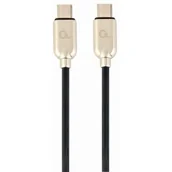Kable USB - Gembird KABEL USB TYPE-C M/M POWER DELIVERY (PD) ŁADOWANIE/DANE, 60W, 1M, CZARNY CC-USB2PD60-CMCM-1M - miniaturka - grafika 1