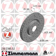 Tarcze hamulcowe - Zimmermann (OTTO GMBH) (OTTO GMBH) 230.2385.52 230.2385.52 - miniaturka - grafika 1