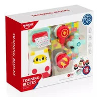 Klocki - Mały samochód z klockami do układania. - miniaturka - grafika 1