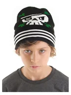 Czapki dla dzieci - Denokids Czapka w kolorze czarnym - miniaturka - grafika 1