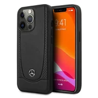 Etui i futerały do telefonów - Mercedes Leather Urban Line - Etui iPhone 13 Pro czarny - miniaturka - grafika 1