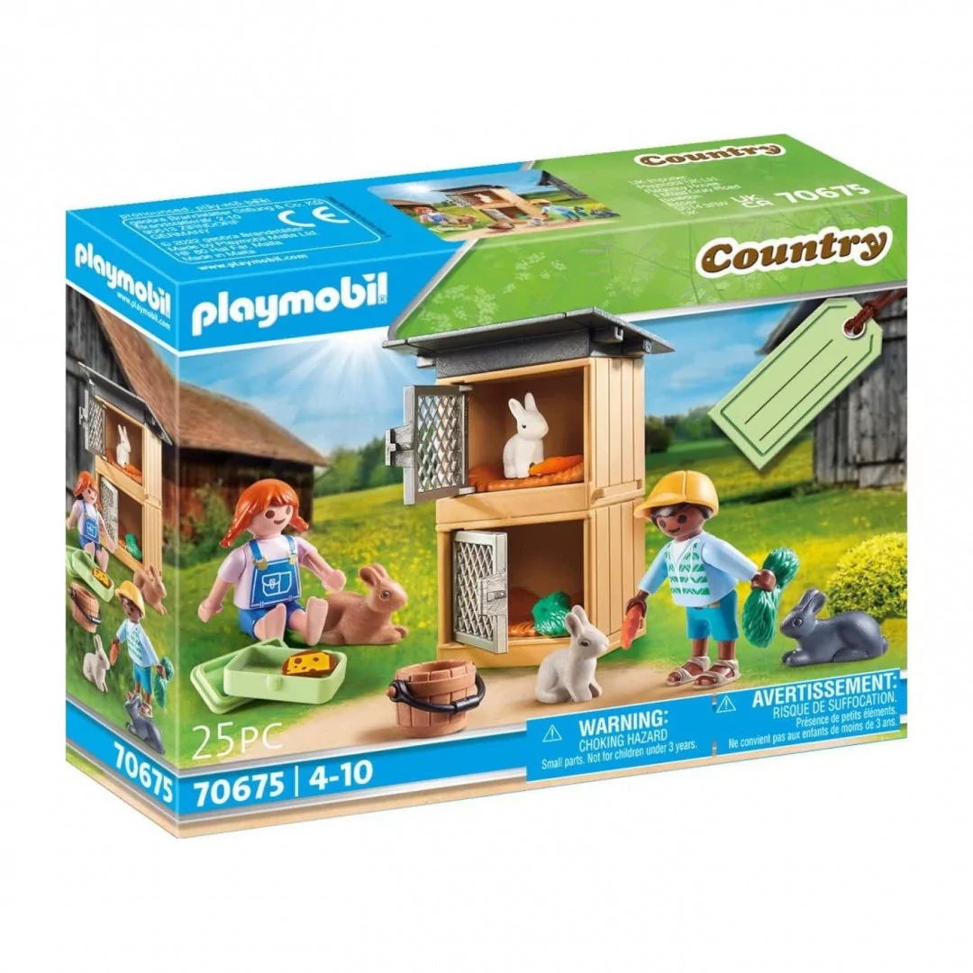 Playmobil Country 70675 Zestaw upominkowy "Karmienie królików", od 4 lat 70675