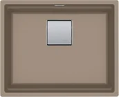 Zlewozmywaki - Franke Po stalviršiu montuojama granitinė plautuvė Kubus 2, KNG 110-52, Cashmere - miniaturka - grafika 1