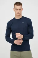 Bielizna sportowa męska - Helly Hansen longsleeve funkcyjny Solen kolor granatowy - miniaturka - grafika 1
