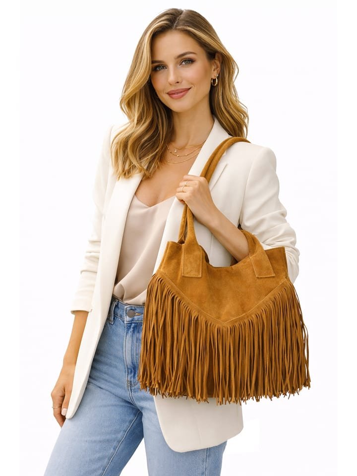 ORE10 Skórzany shopper bag 