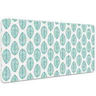 Podkładki na biurko - Ochronna podkładka na biurko Liście wzór 100x50 cm, Dywanomat - miniaturka - grafika 1