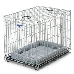 Klatka transportowa Savic Dog Residence z poduszką - Dł. x szer. x wys: 76 x 53 x 61 cm - Sprzęt podróżny i transportery dla psów - miniaturka - grafika 1