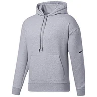 Bluzy męskie - Reebok Reebok Męska bawełniana bluza Ts Dreamblend Oth Szary Brgrin S GJ6432 - miniaturka - grafika 1