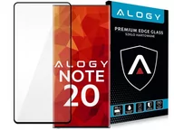 Szkła hartowane na telefon - Alogy Szkło Full Glue case friendly do Samsung Galaxy Note 20 Czarne 8660X1 - miniaturka - grafika 1