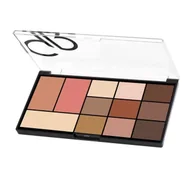Palety i zestawy do makijażu - Golden Rose Golden Rose - CITY STYLE - Face &amp; Eye Palette - Paleta do makijażu twarzy - 01 WARM NUDE GOLM0NU - miniaturka - grafika 1