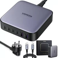 Ładowarki do telefonów - Ugreen wieloportowa ładowarka sieciowa 200W PPS 4 x USB Typ C / 2 x USB-A szara (CD271) - miniaturka - grafika 1