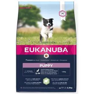 Eukanuba Puppy Small & Medium Lamb 2,5 kg - Sucha karma dla psów - miniaturka - grafika 1