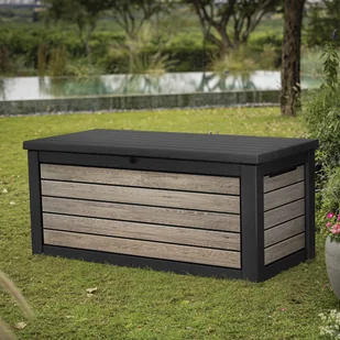 Keter Deco deck skrzynia ogrodowa 630L Ashwood - Skrzynie ogrodowe - miniaturka - grafika 1