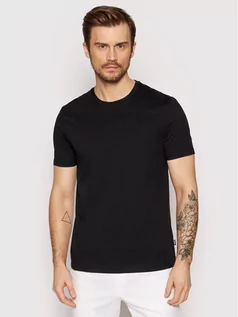 Koszulki męskie - Hugo Boss T-Shirt Tessler 150 50468395 Czarny Slim Fit - grafika 1