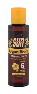 Vivaco Vivaco Sun Argan Bronz Suntan Oil SPF6 preparat do opalania ciała 100 ml dla kobiet - Balsamy i kremy do opalania - miniaturka - grafika 1