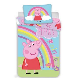 JF Pościel Dziecięca 100x135+40x60 Peppa PEP016-BABY 13914 - Pościel dla dzieci - miniaturka - grafika 1