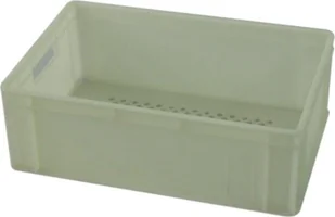 Artech Pojemnik transportowy EURO 200, dno ażurowe, wym. 600 x 400 x 200 mm - Pojemniki przemysłowe - miniaturka - grafika 1