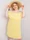 Sukienka plus size biało-żółty casual codzienna dekolt hiszpanka rękaw krótki długość midi