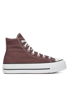 Converse Trampki Chuck Taylor All Star Lift Platform A10646C Bordowy - Trampki damskie - miniaturka - grafika 1