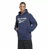 Bluzy męskie - Reebok Męska bluza z kapturem Ri FLC Oth Bl, Vecnav, M GR1660 - miniaturka - grafika 1