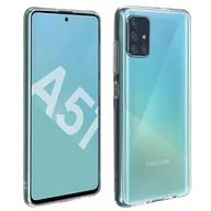 Etui i futerały do telefonów - Etui i zabezpieczenie ekranu ze szkła hartowanego przezroczyste Samsung Galaxy A51 - czarne - miniaturka - grafika 1