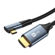 Kable - Kabel USB Typ C / HDMI / 4K / 2m Joyroom SY-20C1 (szary) - miniaturka - grafika 1