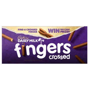 Cadbury Diary Milk Fingers chrupiące ciastka w mlecznej czekoladzie 189 g - Ciastka - miniaturka - grafika 1