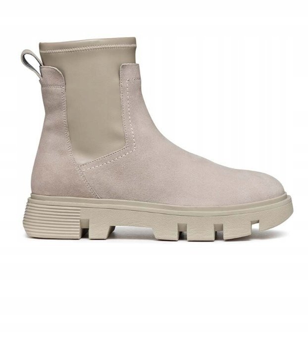 Geox Vilde Botki Damskie Beżowe Ze Skórą 41 Ż5C