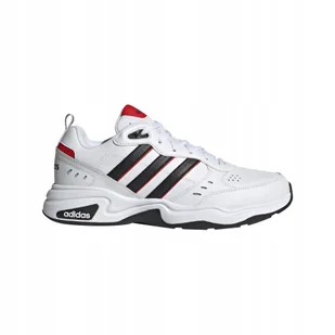 Buty Męskie Sportowe Adidas Strutter EG2655 Sneakersy Białe Skórzane - Sneakersy męskie - miniaturka - grafika 1