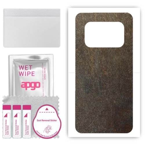 folia naklejka skórka strukturalna na TYŁ do Ulefone Armor 25T Pro - Kamień Księżycowy - apgo SKINS